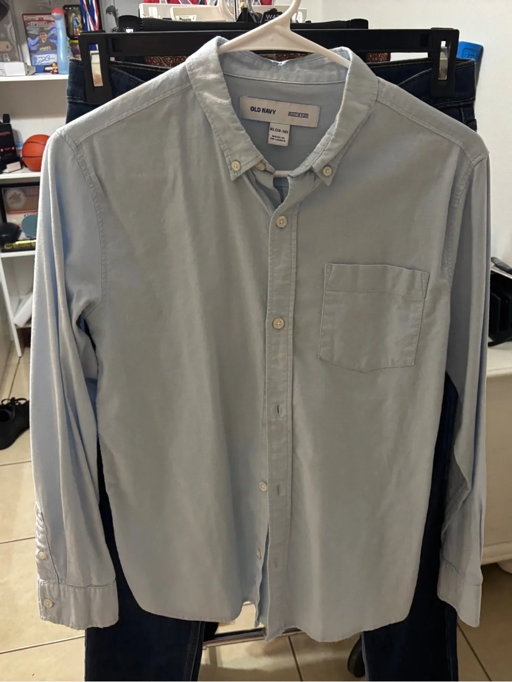Bundle - Boy’s Old Navy Button Up XL & Wonder Nation Size 14 Straight Fit Jeans